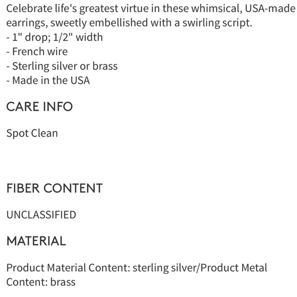 Alex And Ani LOVE💖 Drop Earrings - Picture 6 of 7